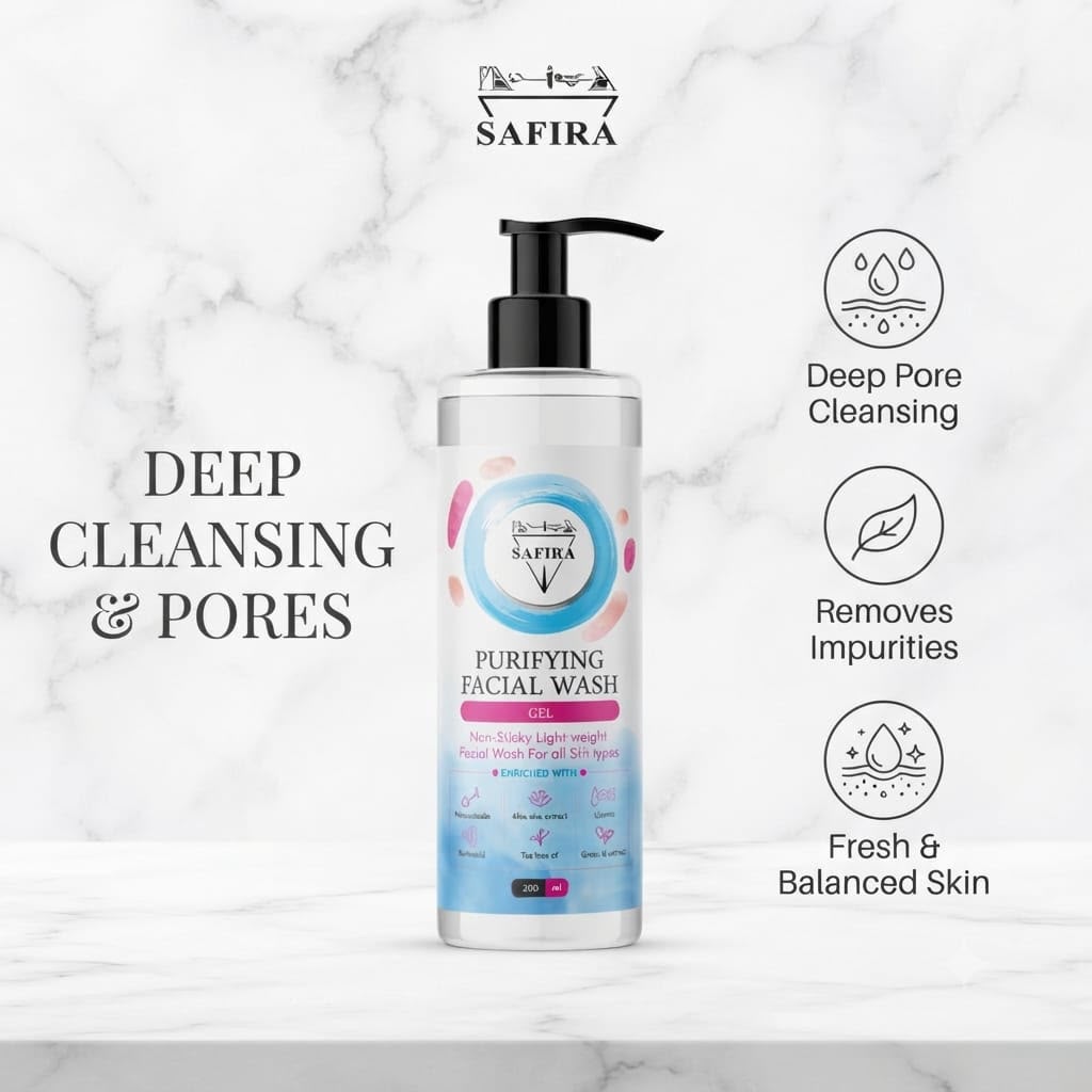 Safira Facial Wash – Daily Facial Cleansing - Image 3
